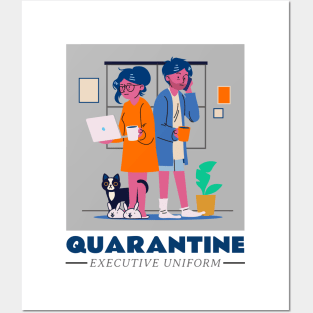 Quarantine Executive Uniform Posters and Art